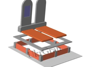 Alt 3D макет памятника