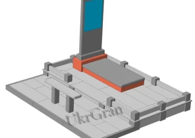 Alt 3D макет памятника