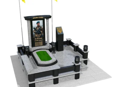 Alt 3D макет памятника